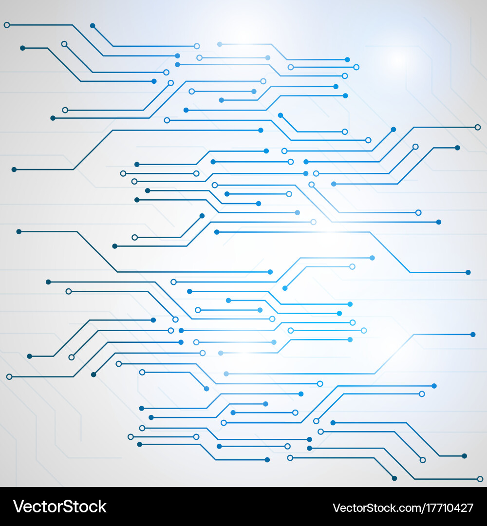 Abstract technological background structure vector image