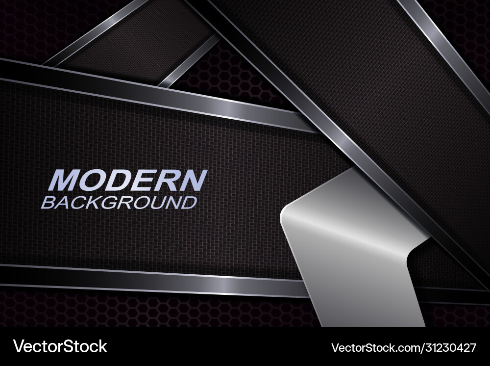 Black design with textured frames a border Vector Image