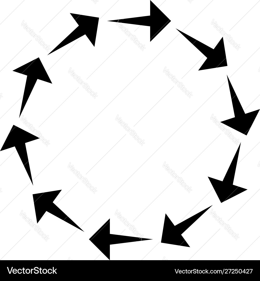 Circular arrows for cycle repeat themes progress Circular arrows for cycle repeat themes progress vector image