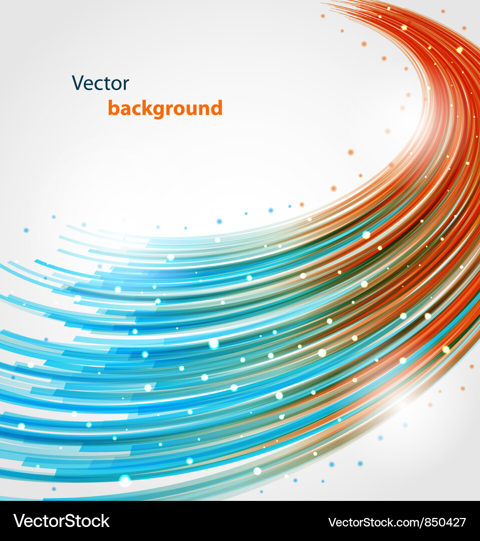Dynamic Color Lines Background Vector Image