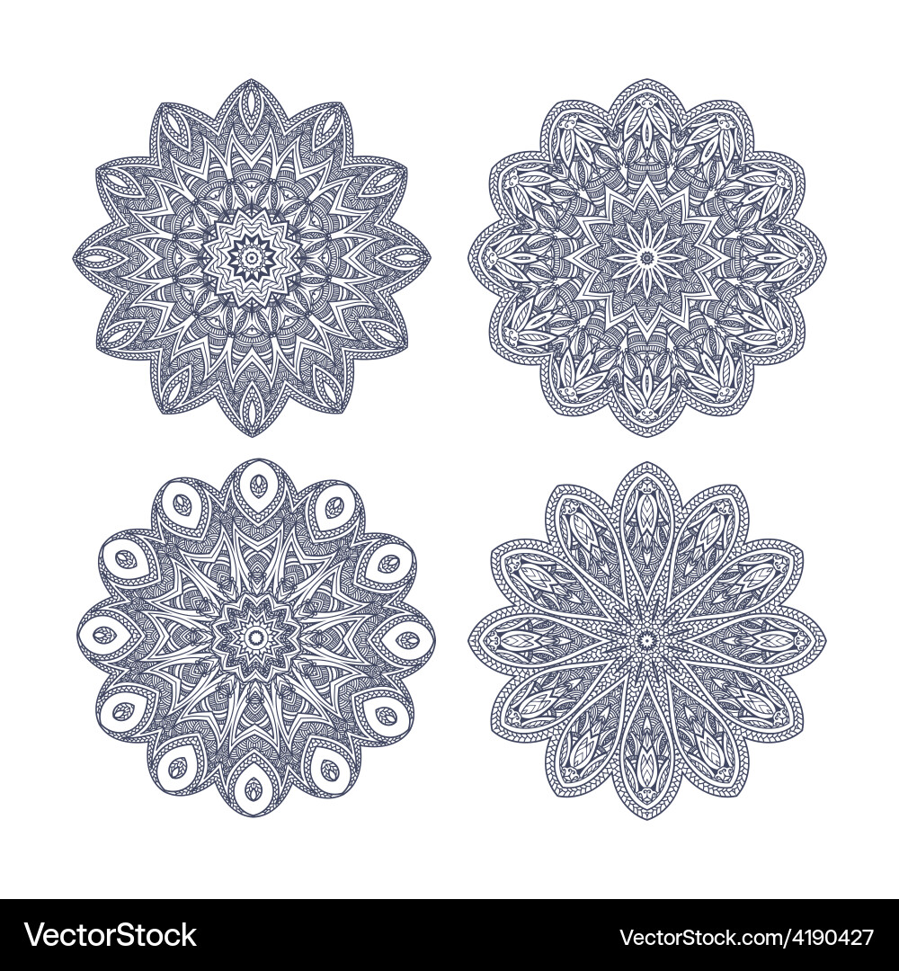 Intricate Mandala Pattern vector image