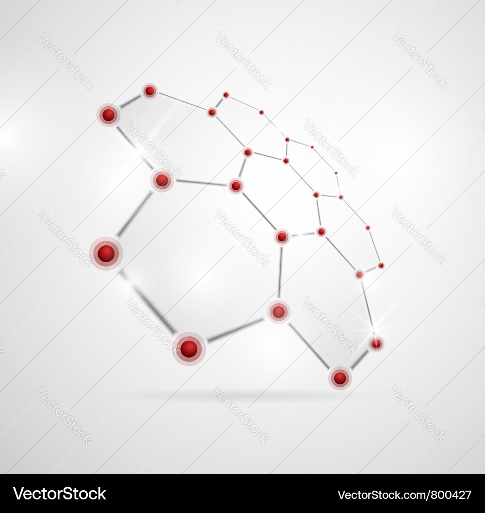 Molecular Structures - Abstract Connections vector image