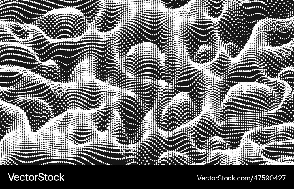 Point wave noise texture abstract dot background Point wave noise texture abstract dot background Vector Image