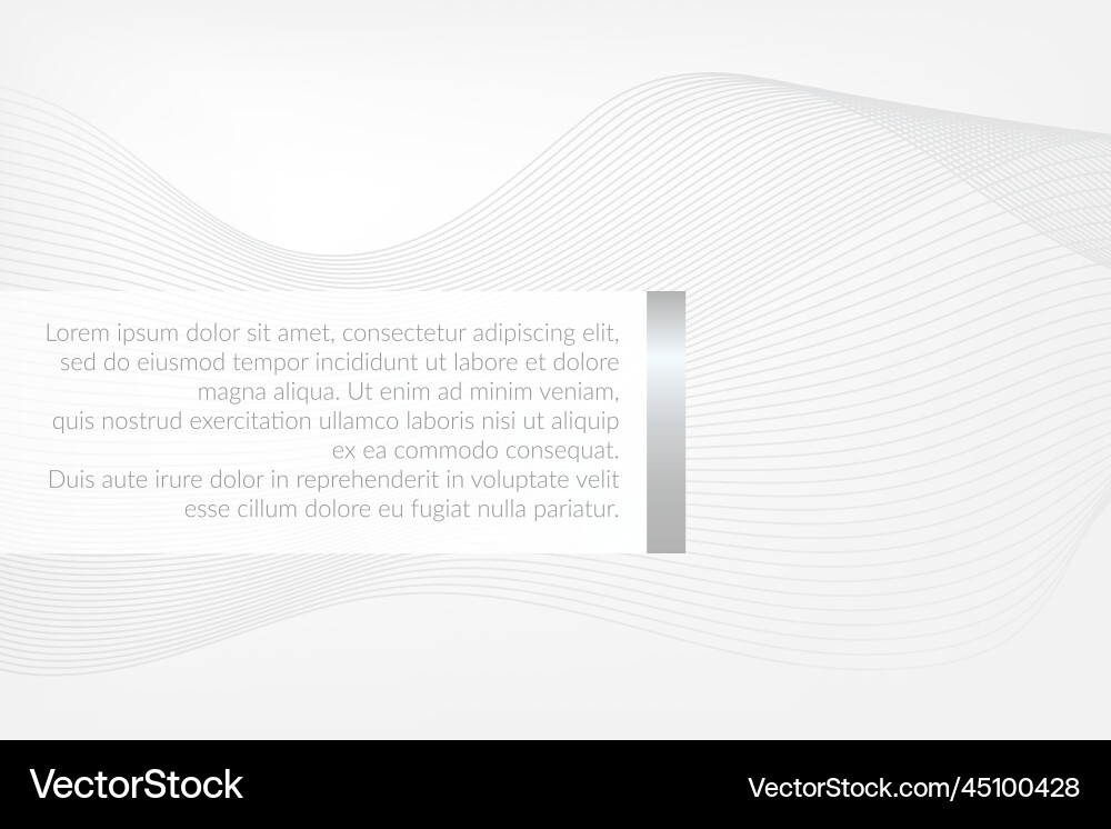 Abstract wave pattern grey band lines Vector Image
