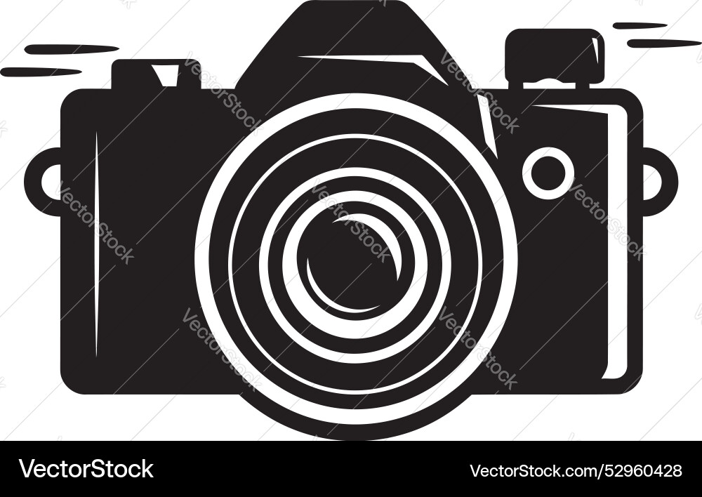 Capturegraffix dynamic camera symbol focusaura Vector Image