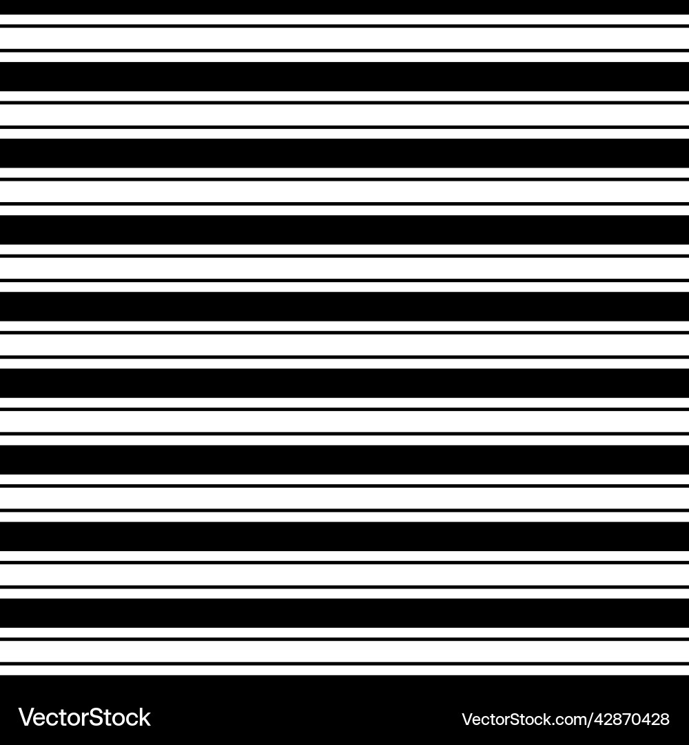 Horizontal line geometric seamless pattern simple Vector Image