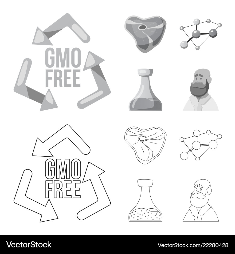 Isolated object of and sign collection Isolated object of and sign collection vector image