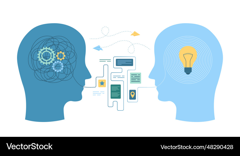 Problem Solving & Insight vector image