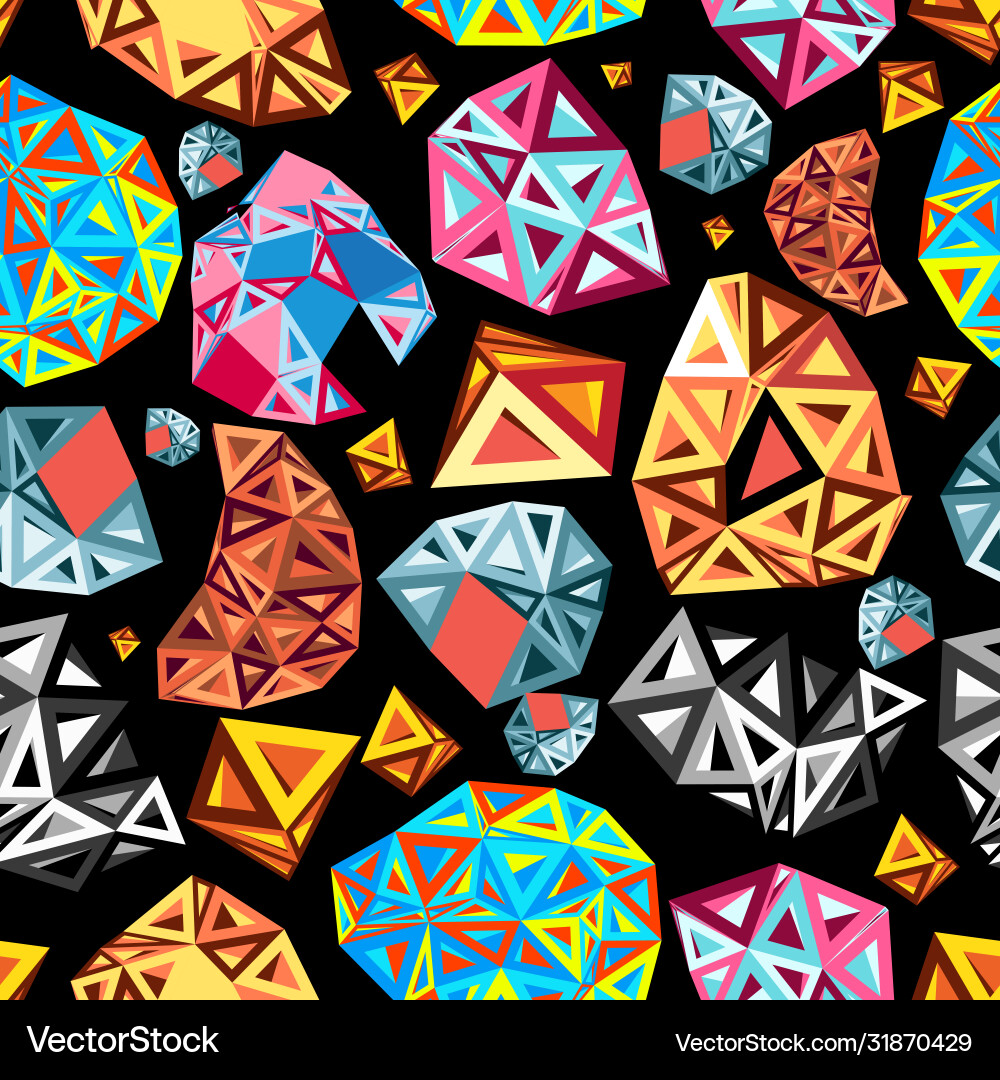 Abstract pattern polygons Vector Image