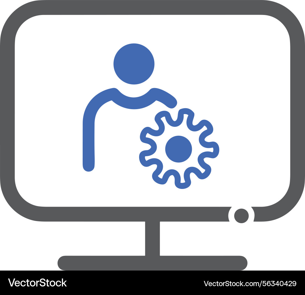 Computer icon symbol image Computer icon symbol image vector image