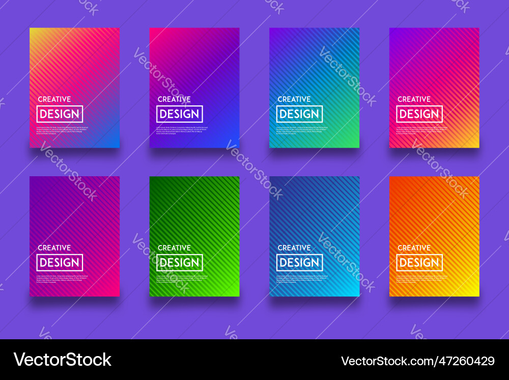 Modern gradient color background design template s Modern gradient color background design template s vector image