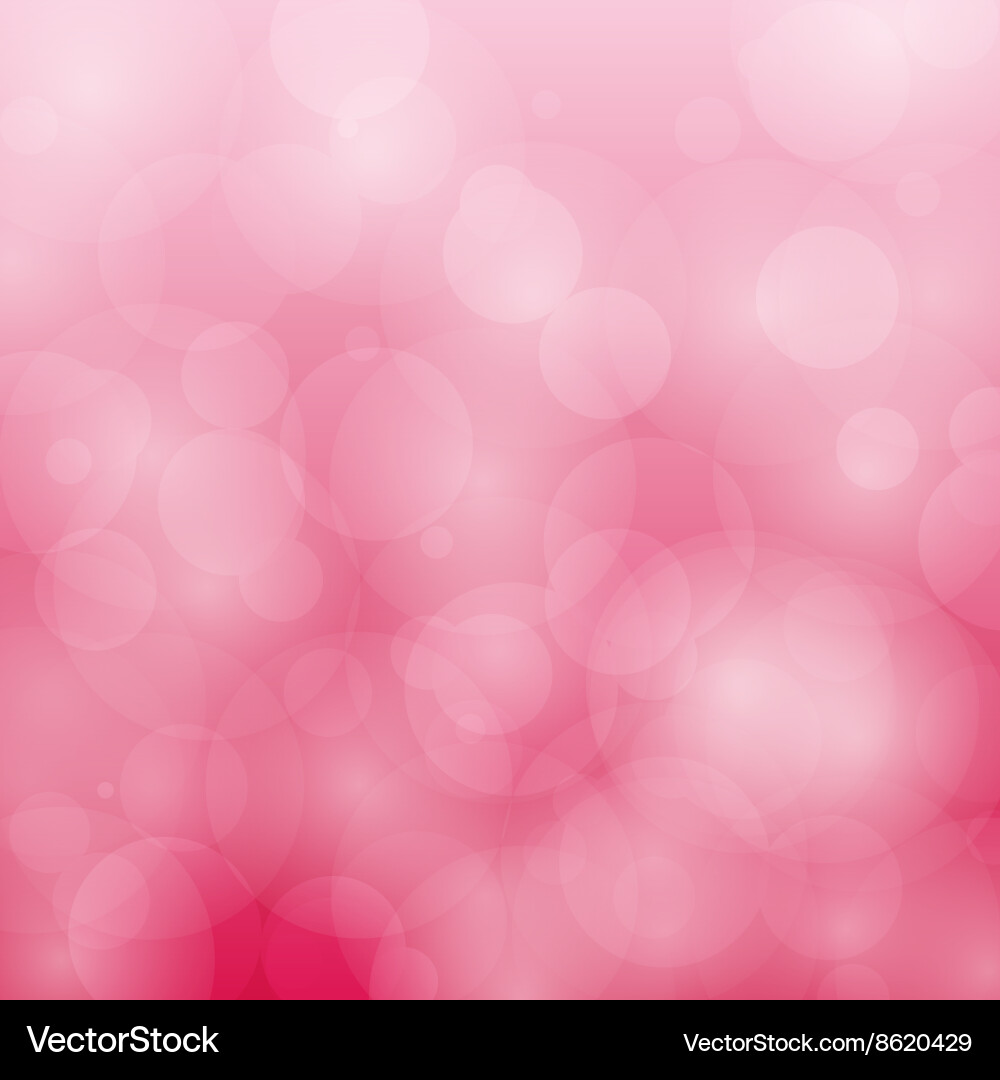 Red Bokeh Circles Background vector image