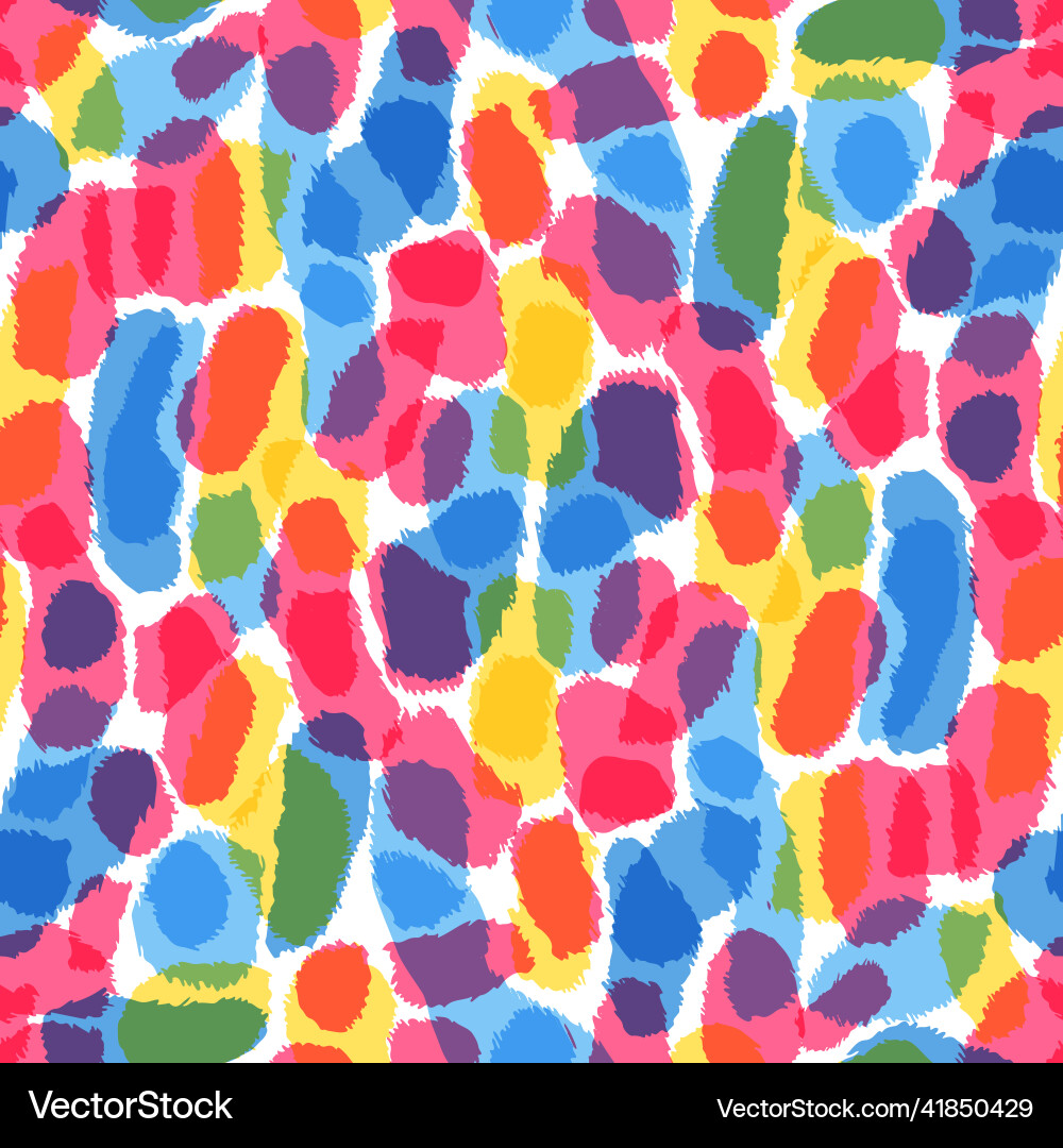 Seamless abstract pattern art texture with hand Vector Image