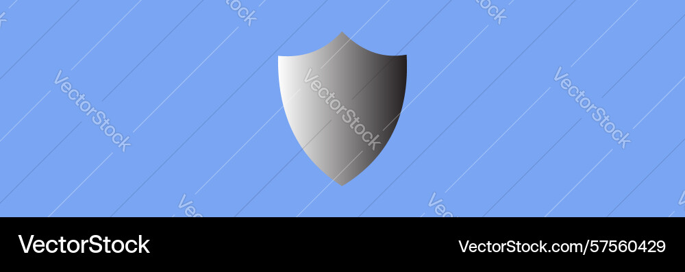 Shield icons in various styles and fills Vector Image