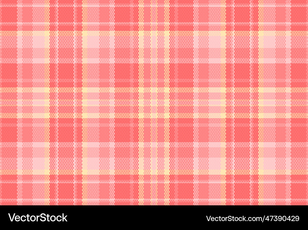 Tartan plaid pattern with texture and warm color Vector Image