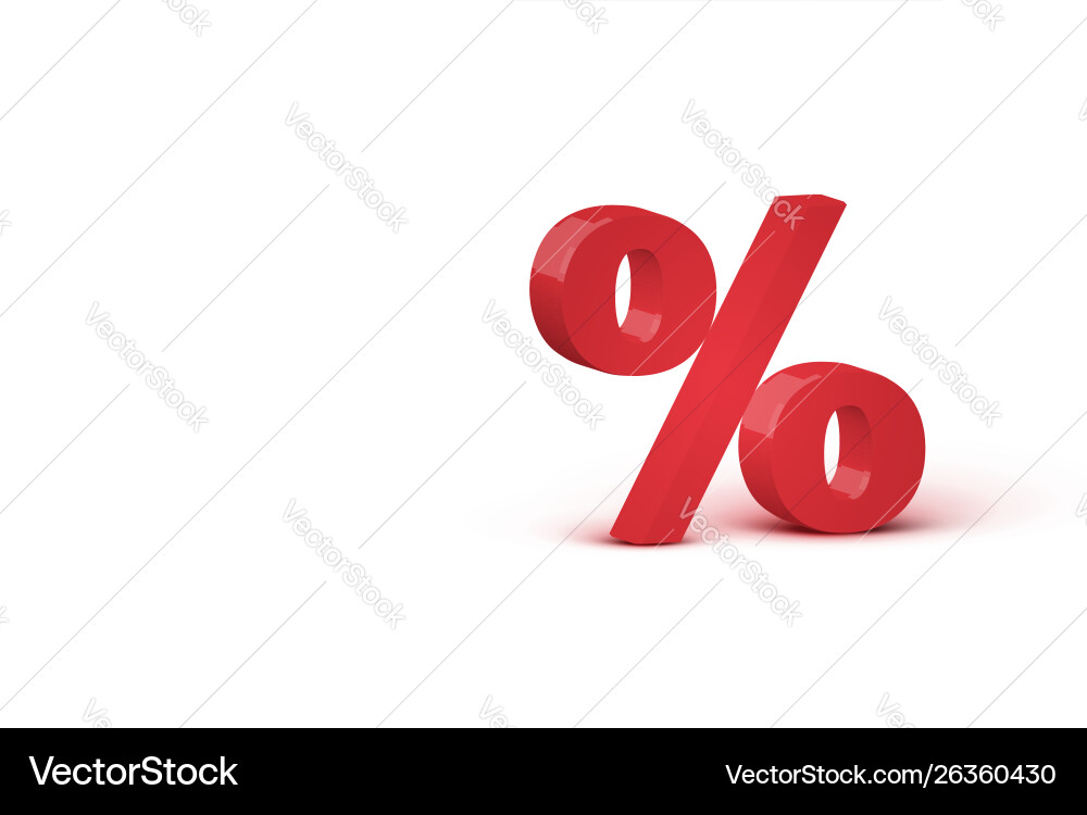 3d red realistic character 3d red realistic character vector image