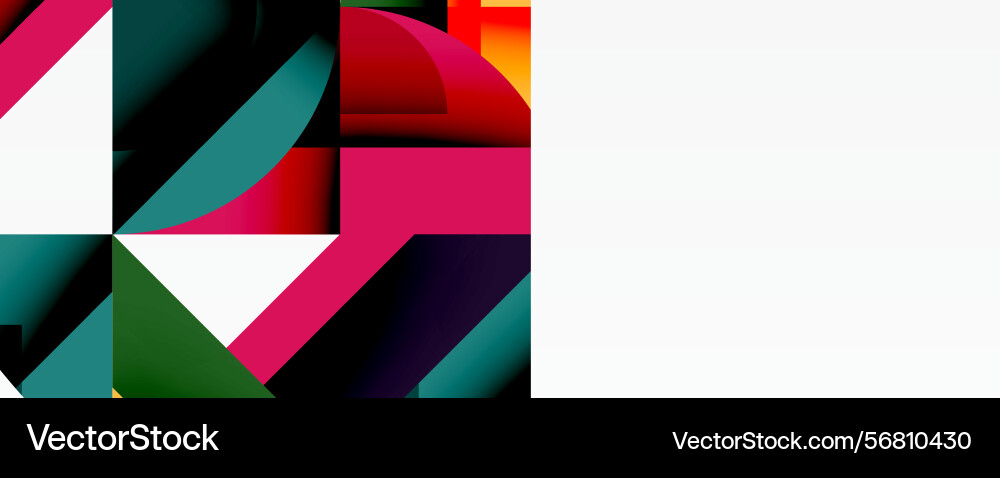 Abstract geometric shapes overlap creating Abstract geometric shapes overlap creating Vector Image