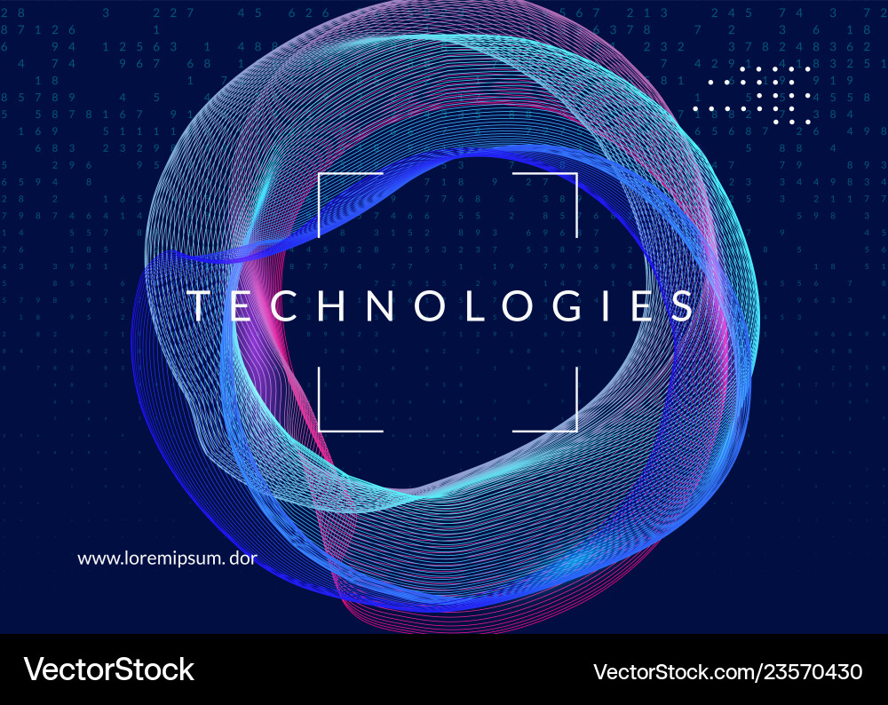 Big data background technology for visualization Big data background technology for visualization vector image