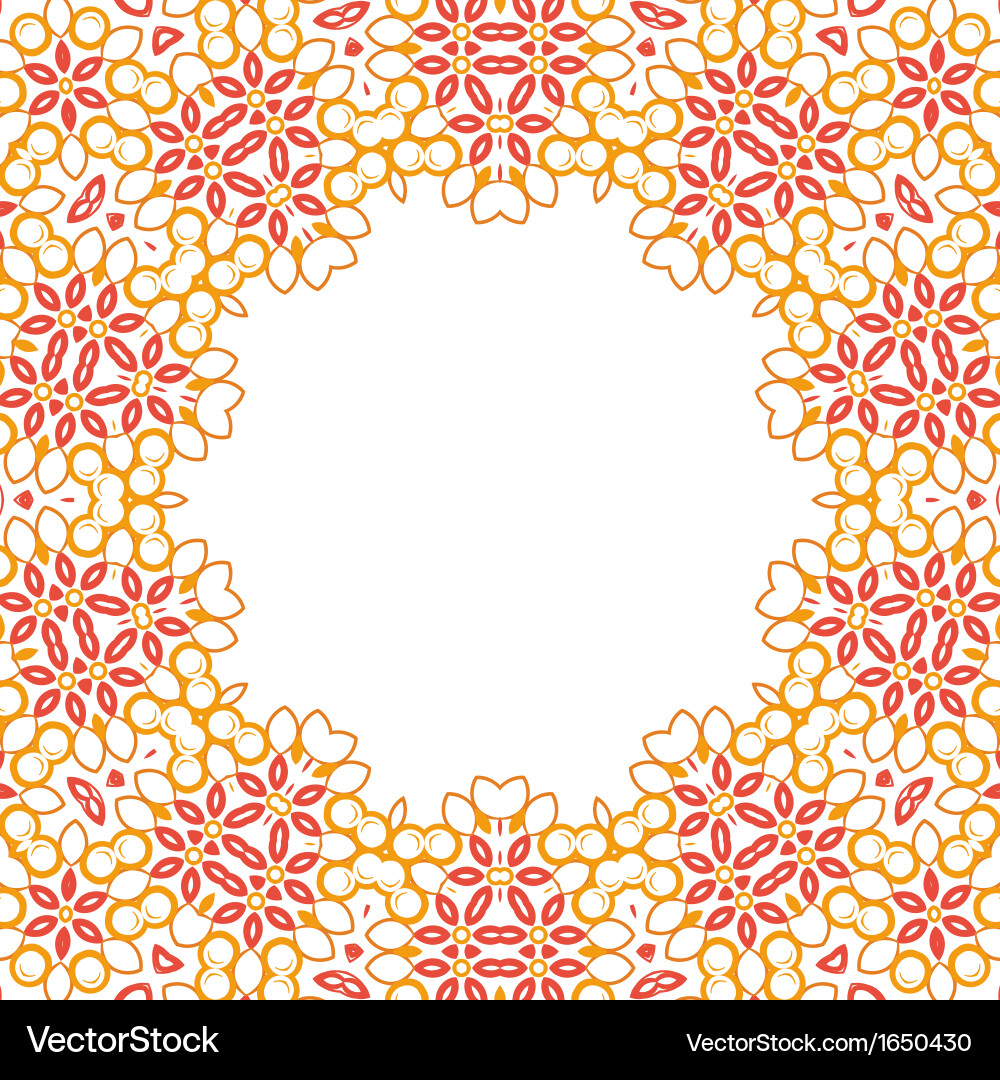 Formality circular devices of border frames vector image