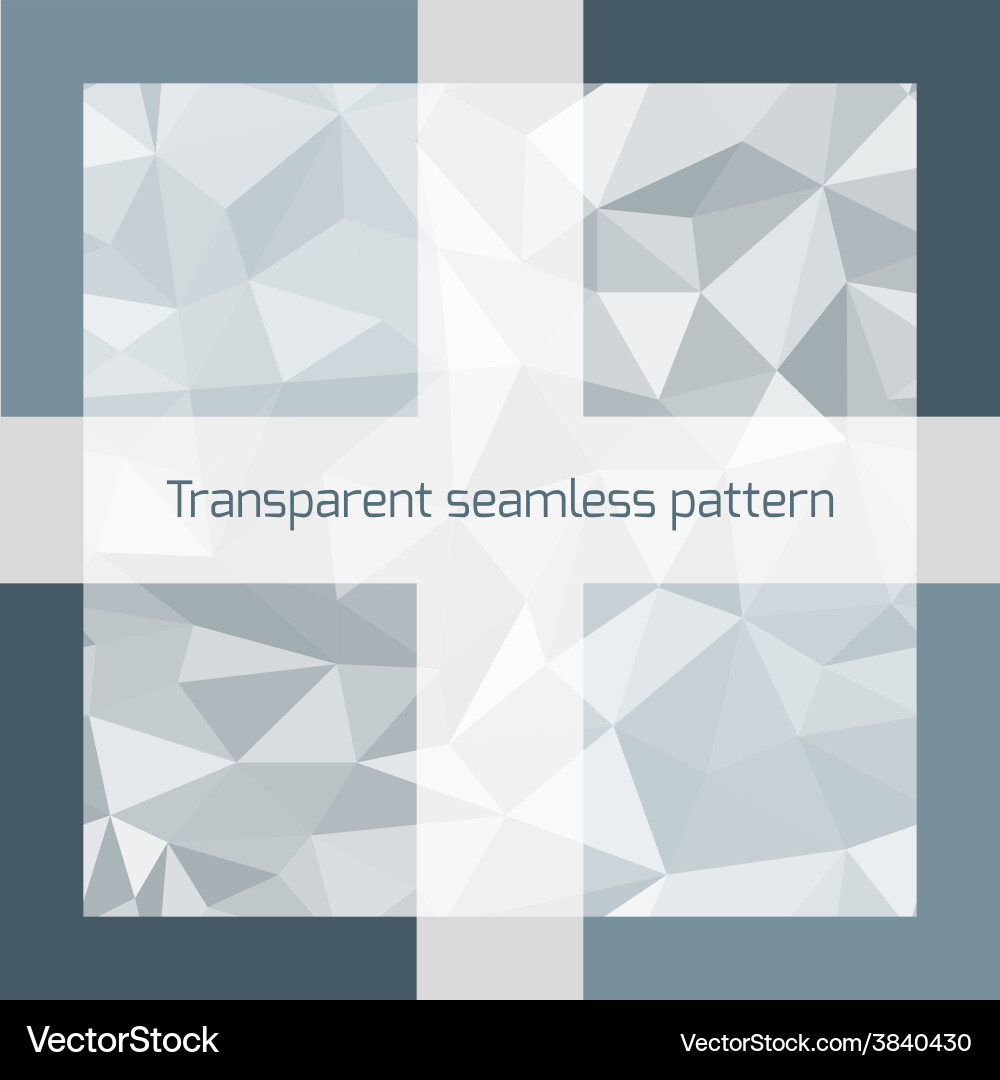 Geometric seamless pattern from triangles vector image