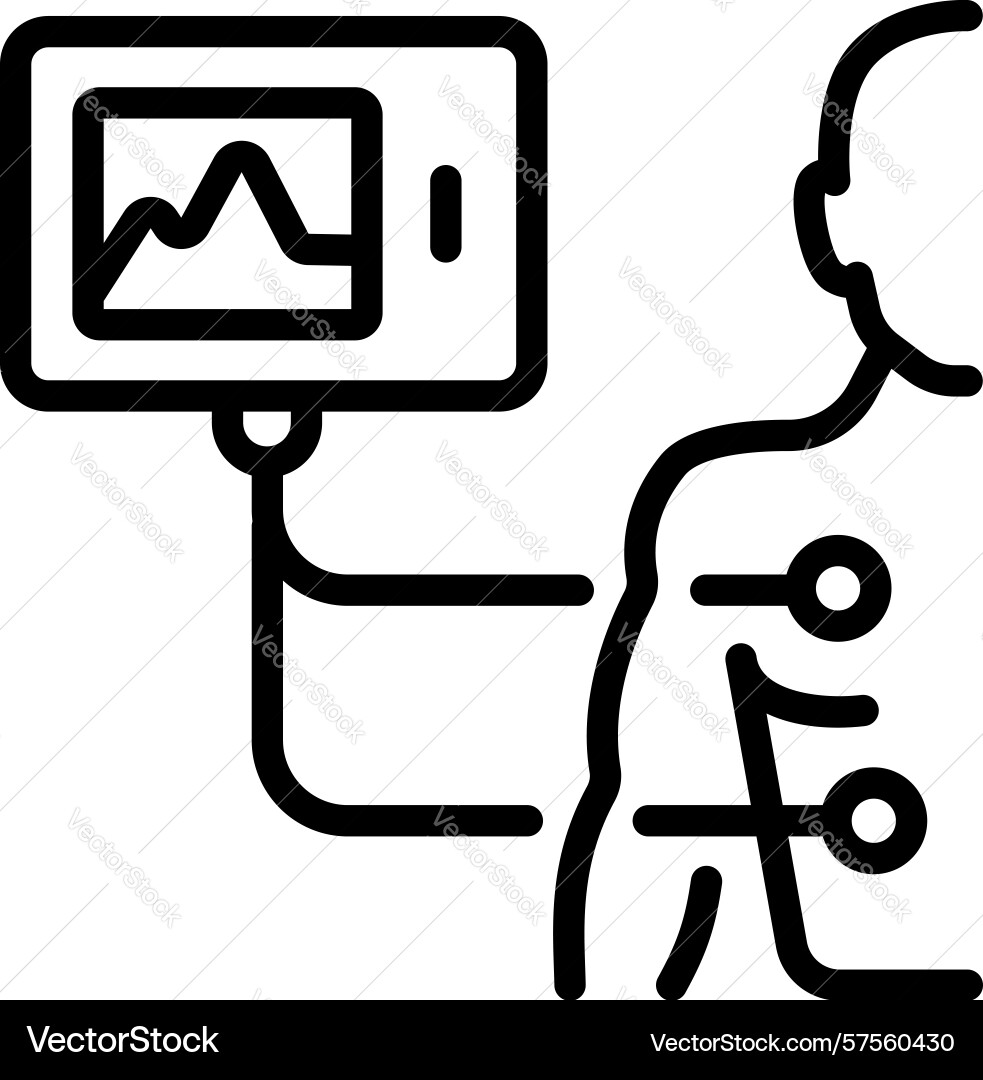 Holter monitoring system dynamic ecg Holter monitoring system dynamic ecg vector image