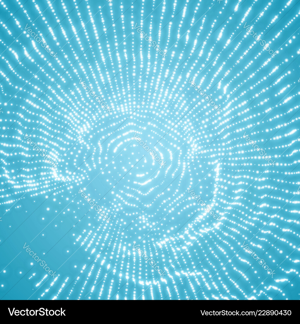 Network Connection Wireframe vector image