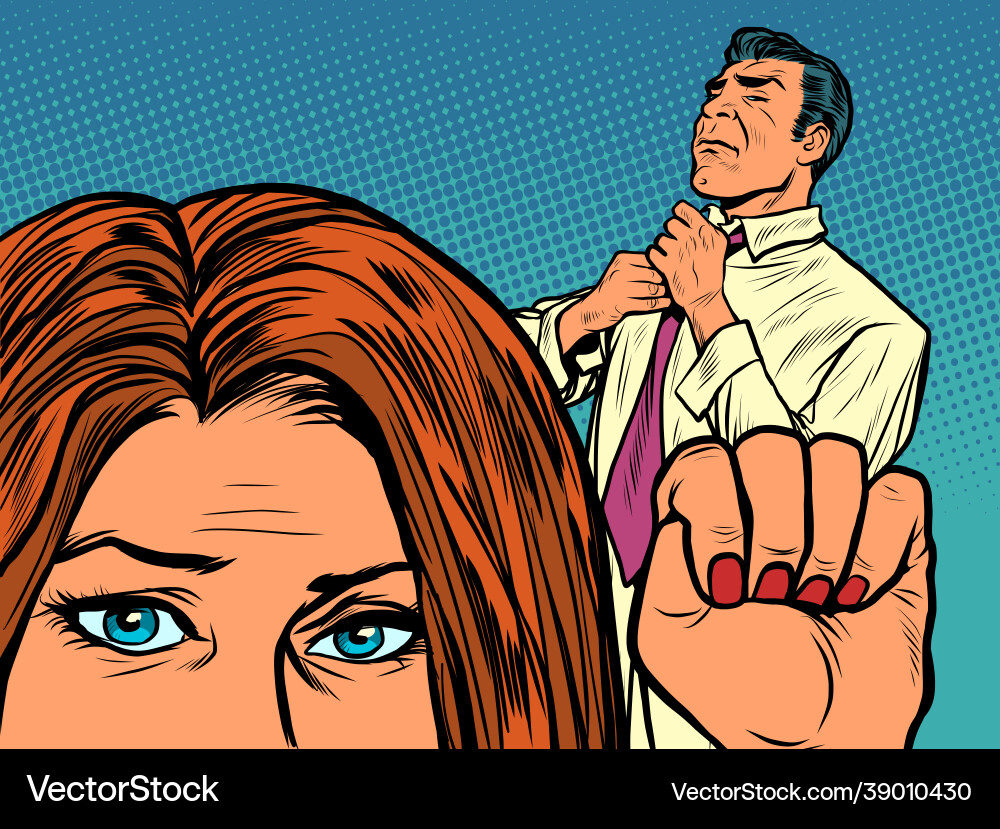 Signal for help international gesture Royalty Free Vector