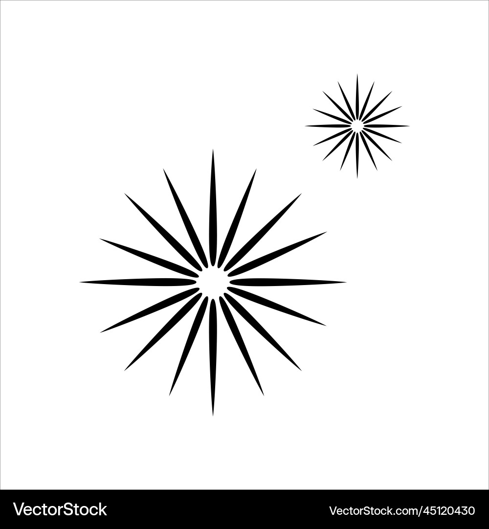 Sparkle star icon Vector Image