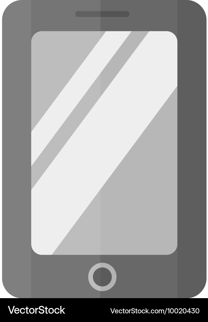 Tablet computer smartphone isolated Vector Image