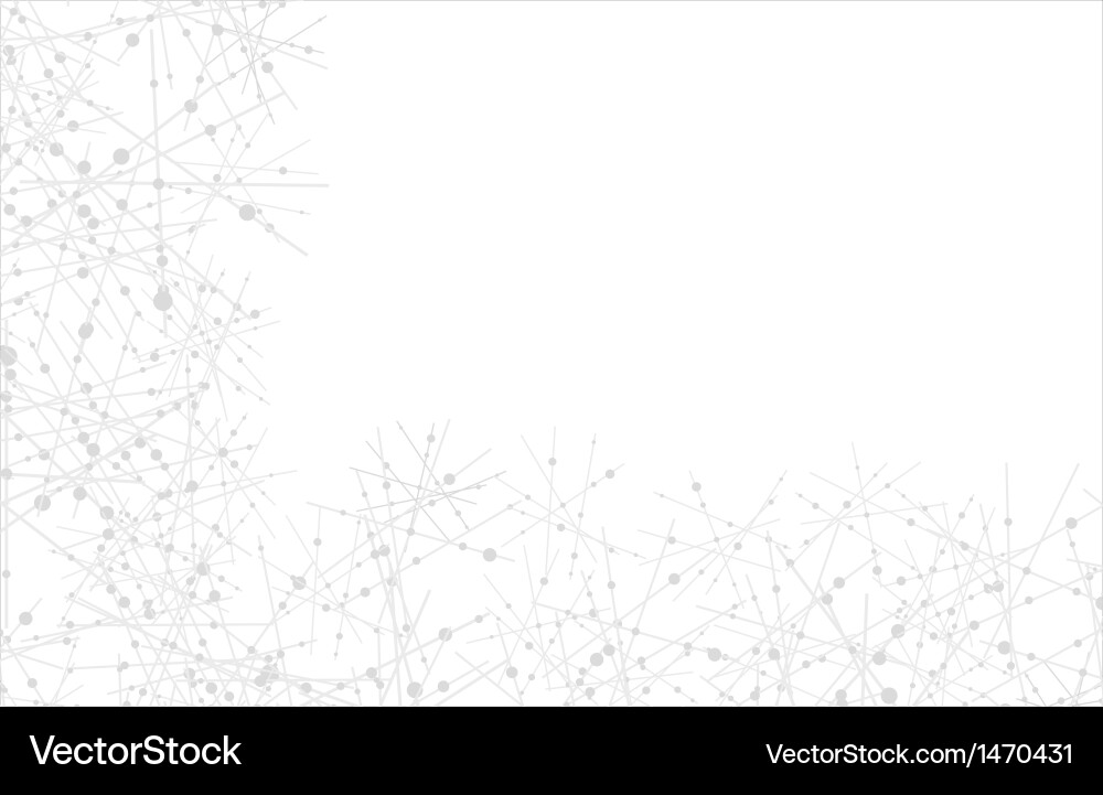 Abstract molecular structure background vector image
