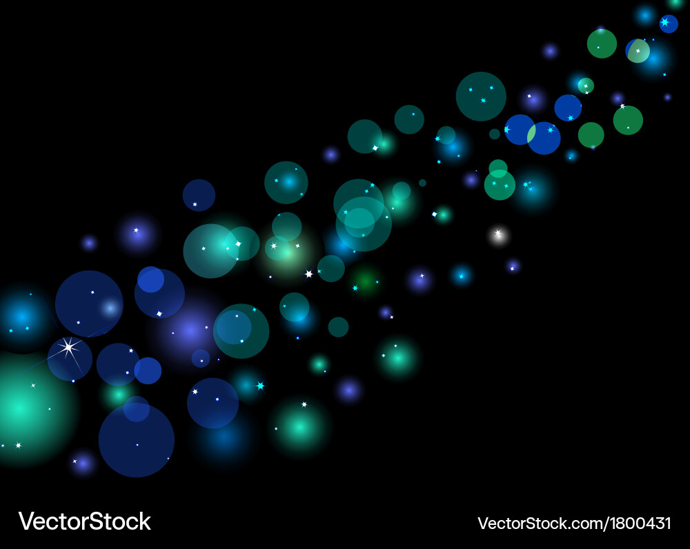 Cosmic Depth - Abstract Space Vector Image