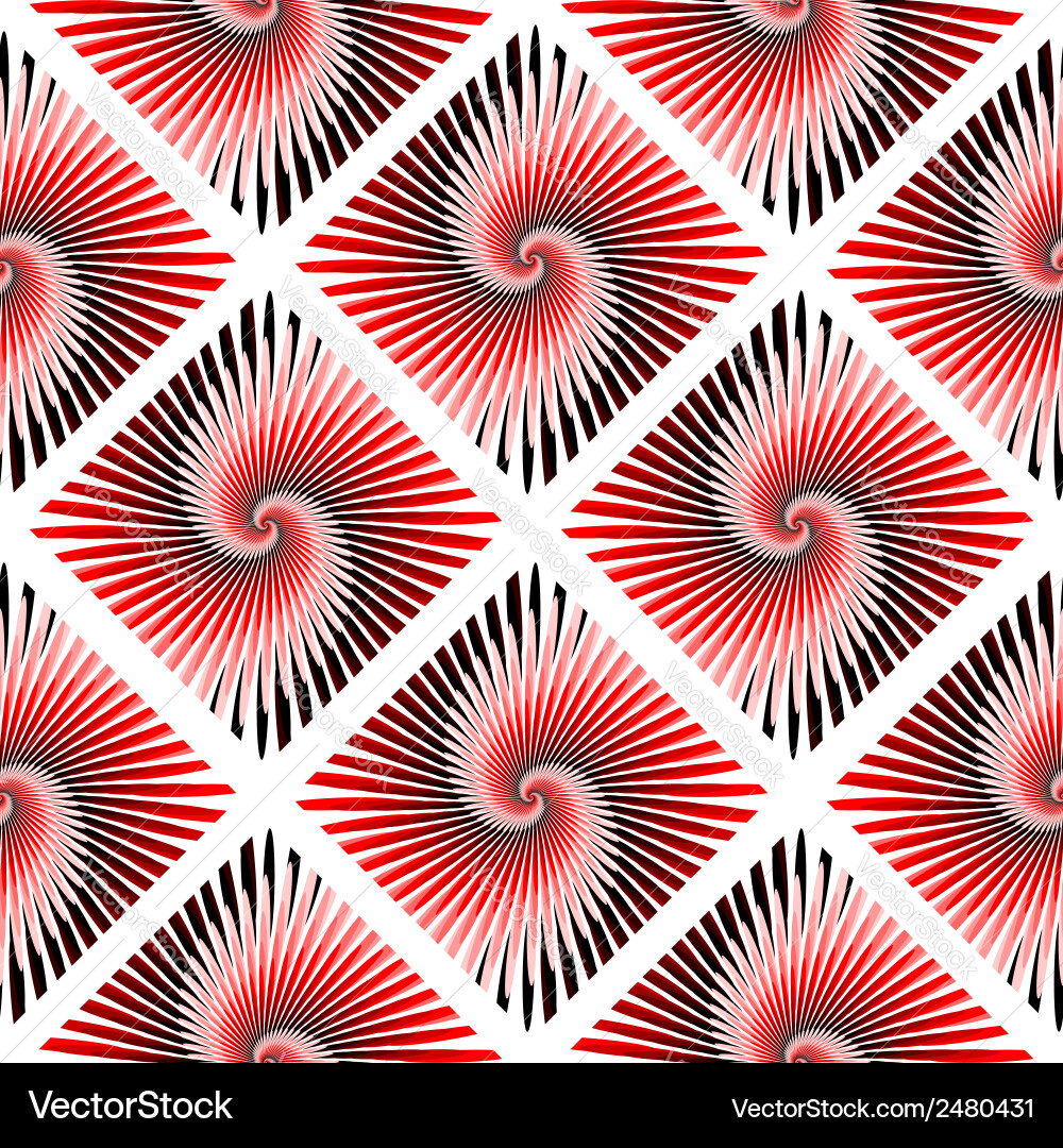 Design seamless colorful whirl rotation pattern vector image