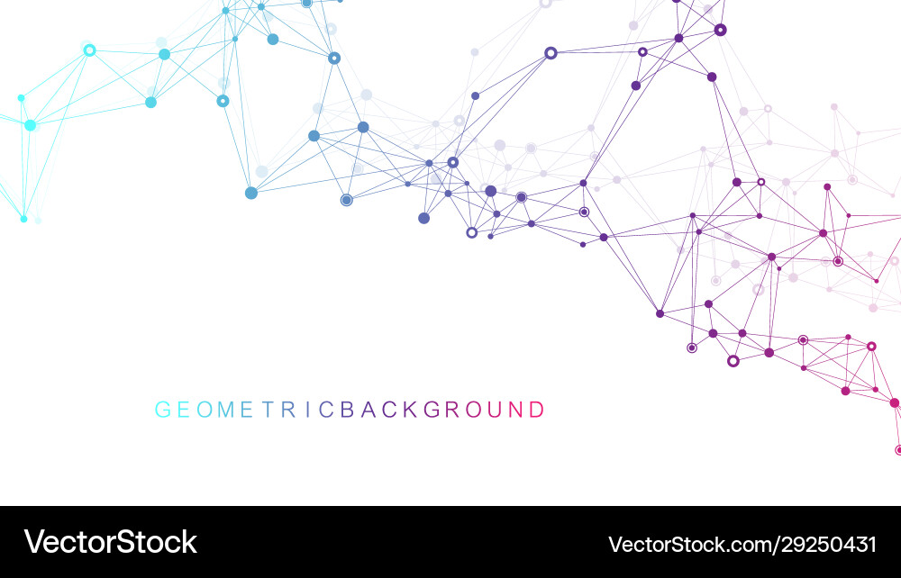 Geometric abstract background with connected line Geometric abstract background with connected line vector image