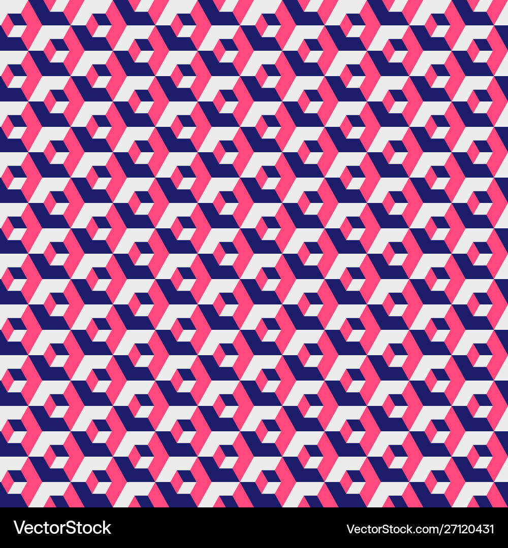 Geometric hexagonal pattern red color grid Geometric hexagonal pattern red color grid vector image