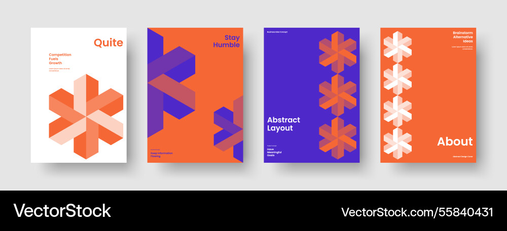 Isolierte Buchabdeckung Layout geometrisches Geschäft Isolierte Buchabdeckung Layout geometrisches Geschäft vektorbild