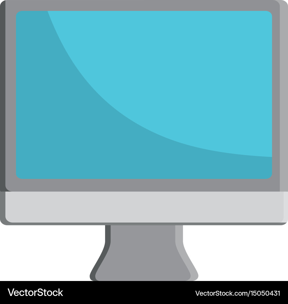Monitor computer icon vector image