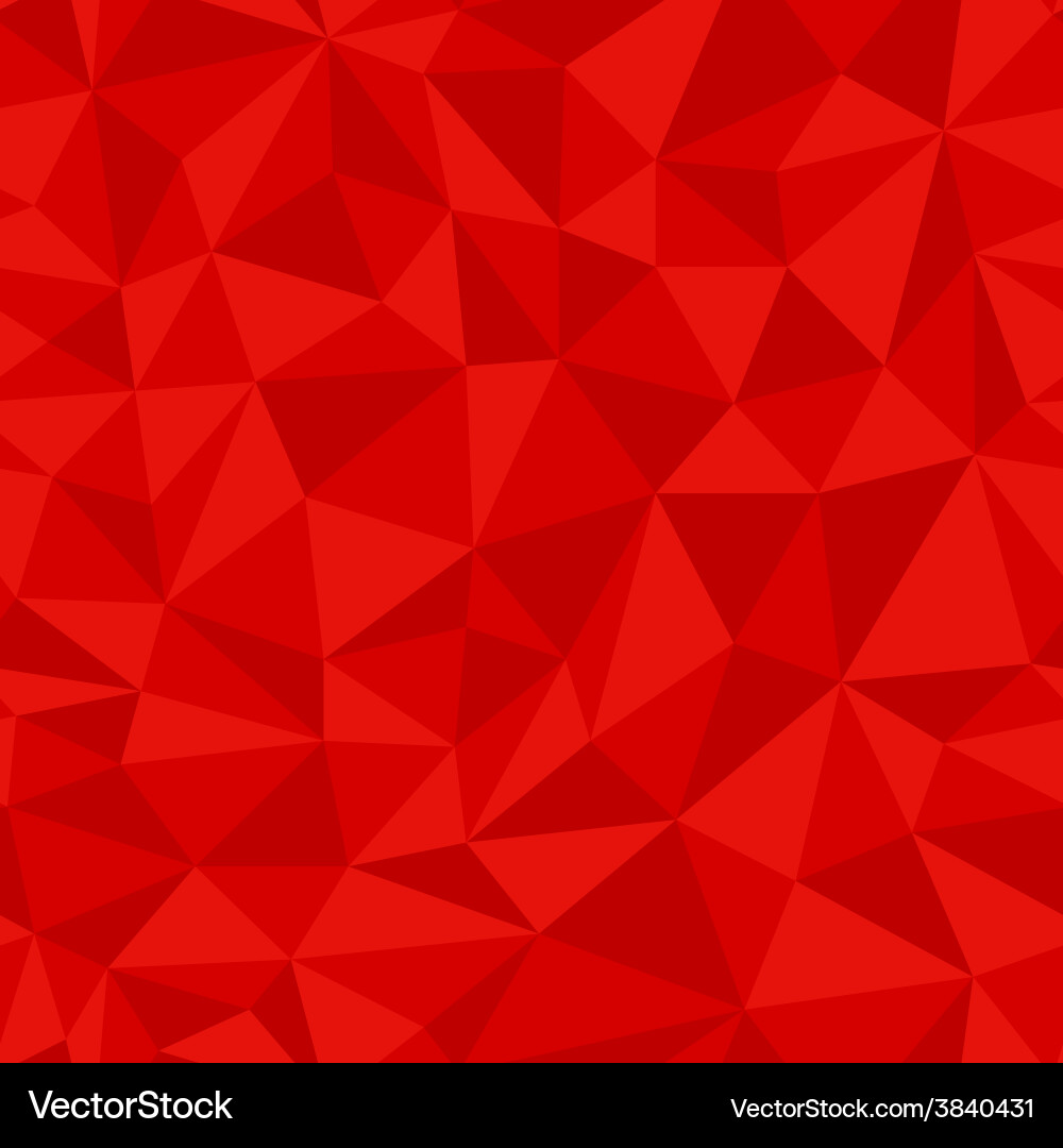 Red Triangular Pattern Vector Image