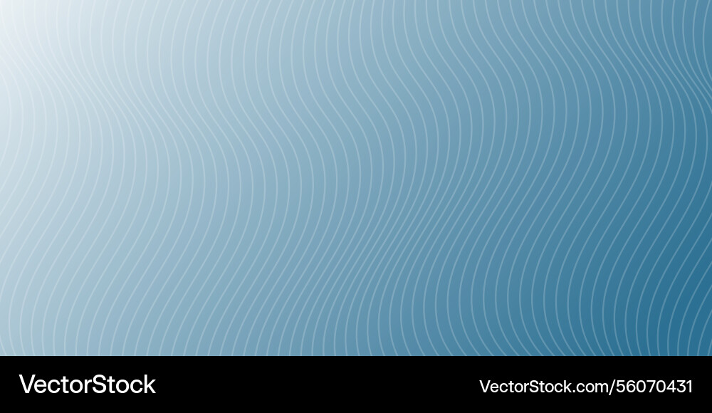 Soft waves of blue create a calming background vector image