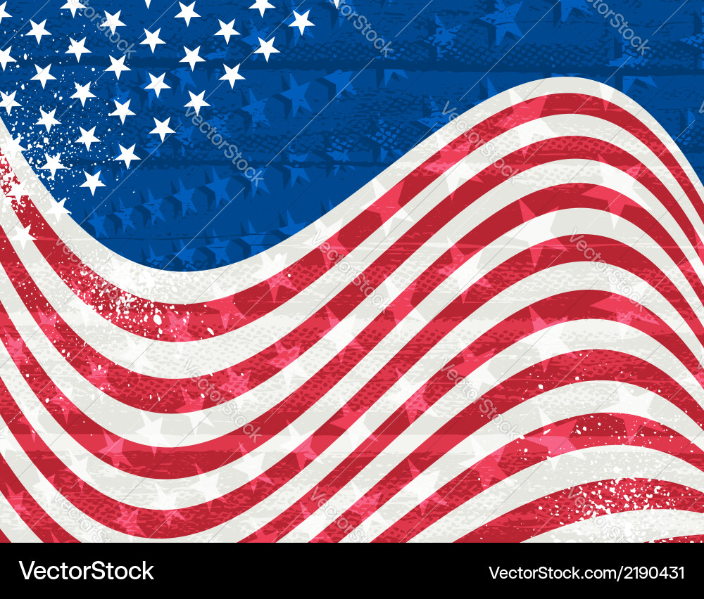 Usa background eps10 contains transparent objects Vector Image