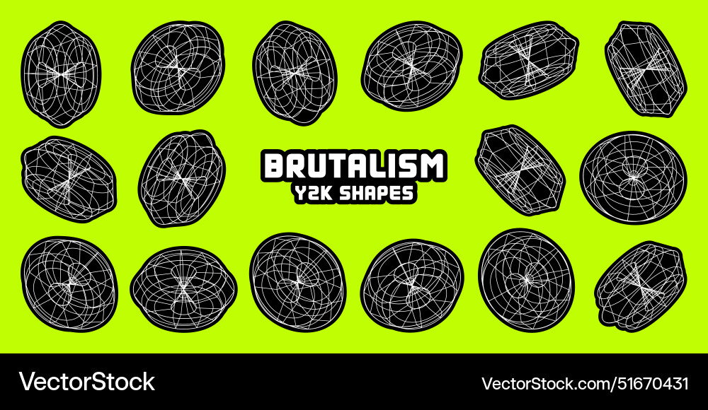 Wireframe lined shapes perspective mesh 3d grid Wireframe lined shapes perspective mesh 3d grid Vector Image
