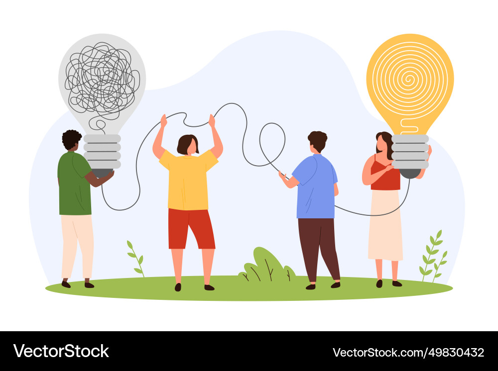 Creative Problem Solving Vector Image
