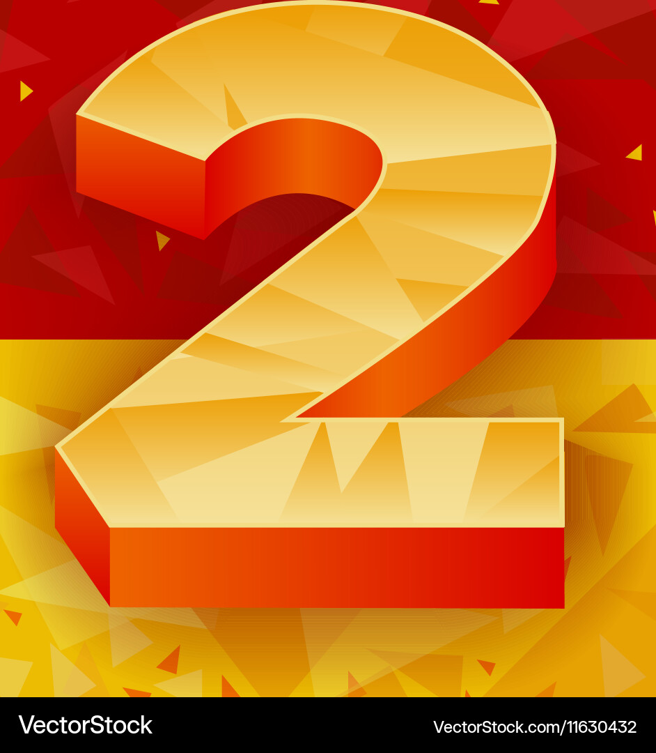Pattern numbers for use in banner ads vector image