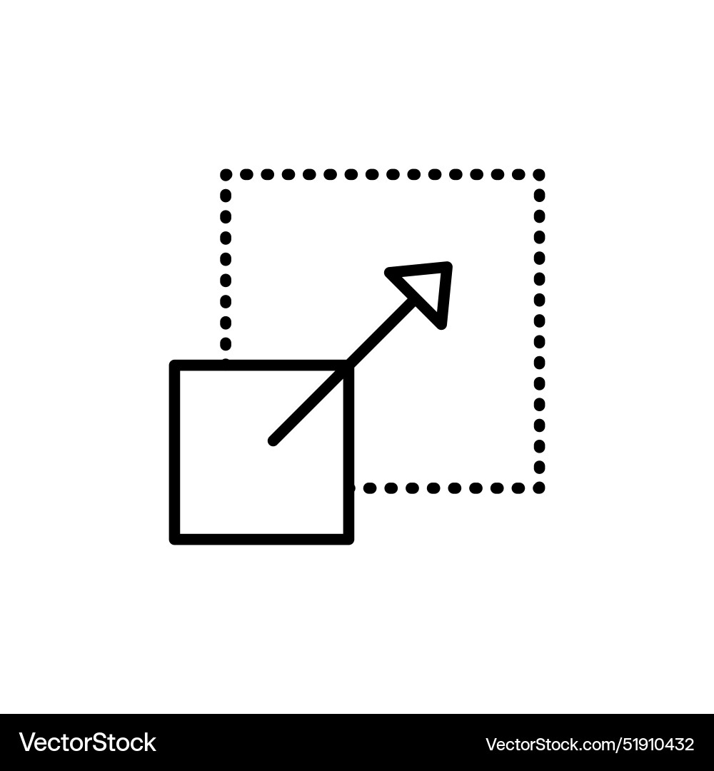 Resize icon set adjustment for design Resize icon set adjustment for design vector image