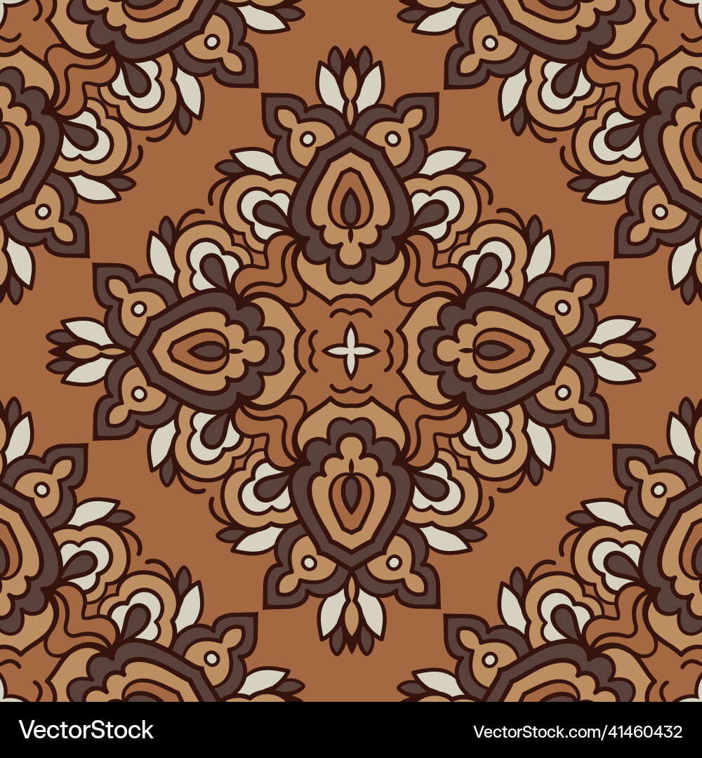 Seamless pattern with mosaic tiles Seamless pattern with mosaic tiles vector image