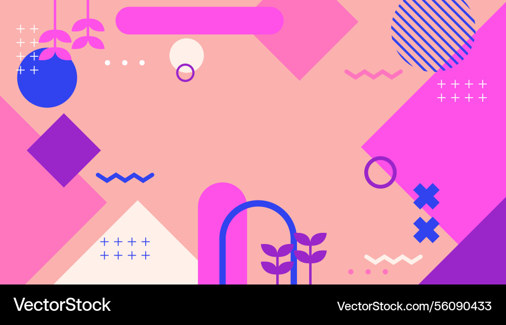 Abstract geometric pattern background Vector Image