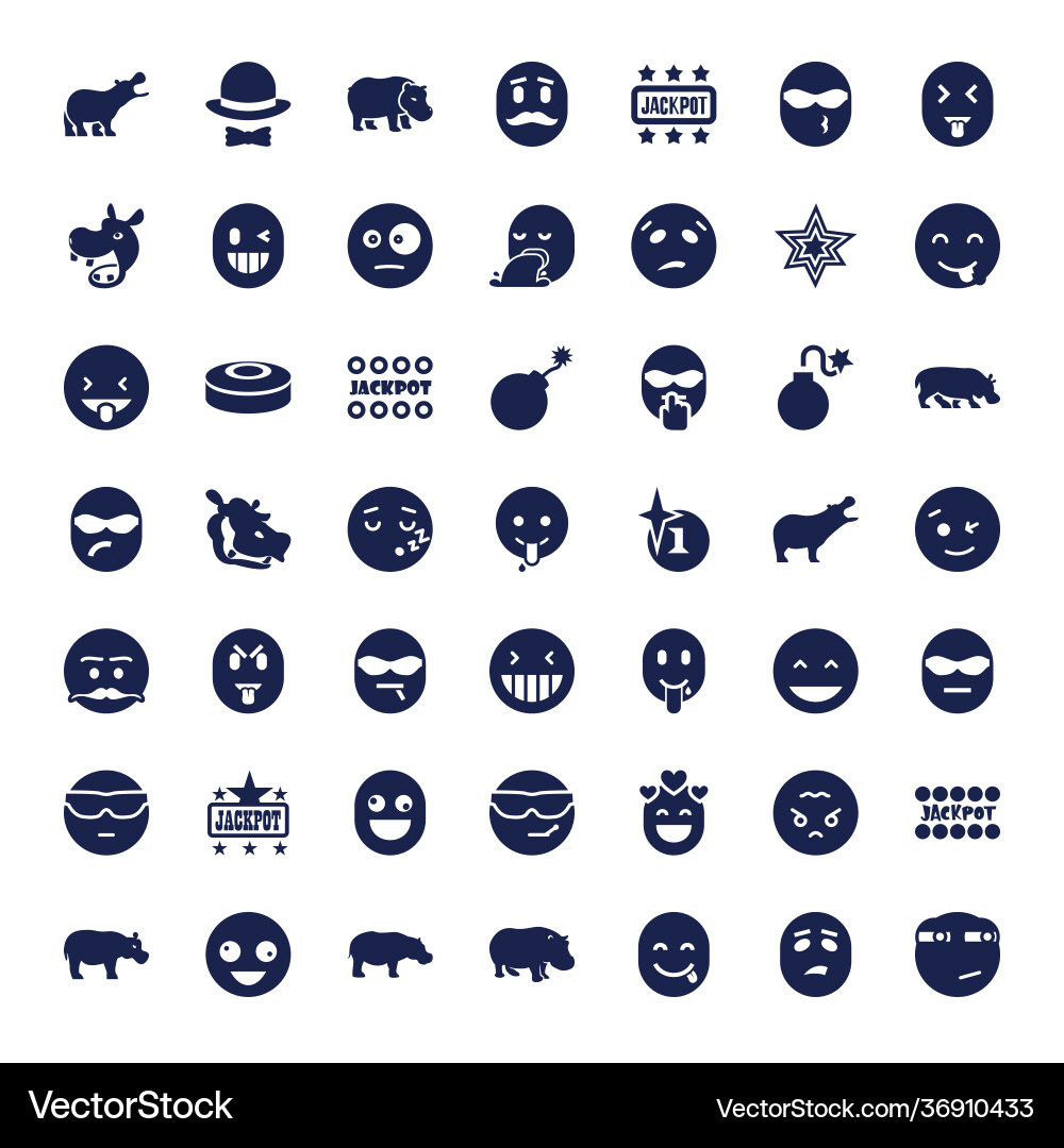 Comic Icons Lizenzfreies Vektorbild - VectorStock