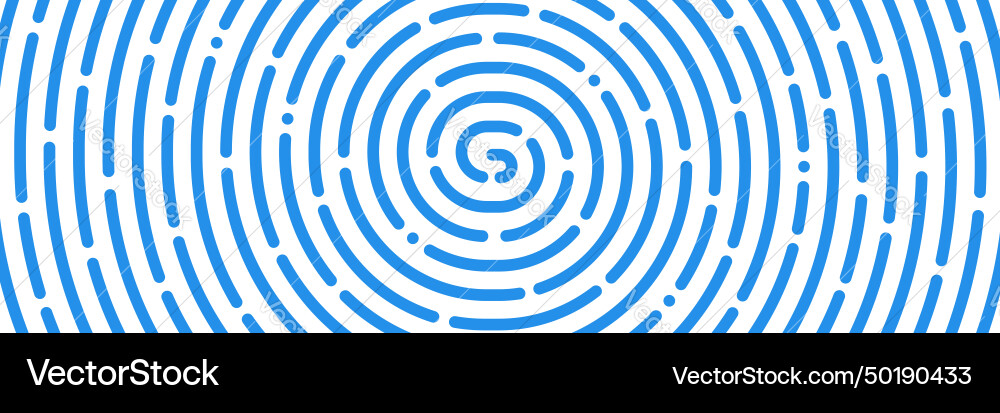 Finger print code banner or fingerprint pattern Finger print code banner or fingerprint pattern vector image