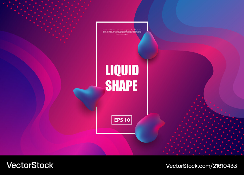 Fluid Color Gradient Background vector image