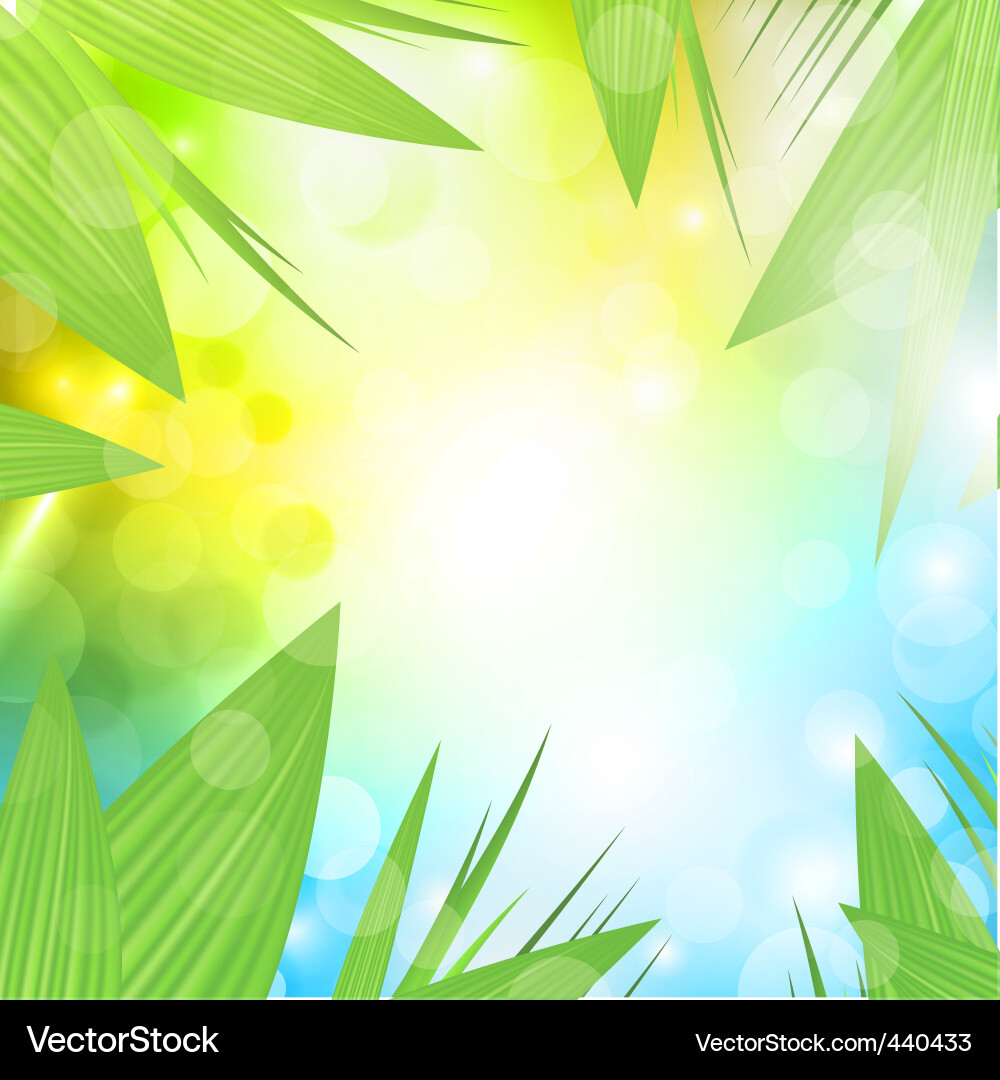 Nature background Royalty Free Vector Image - VectorStock