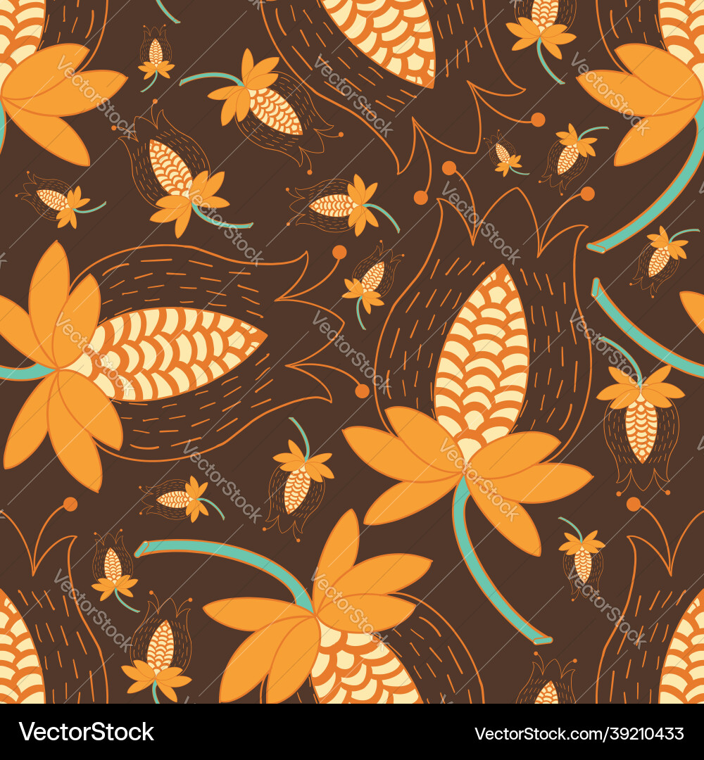 Pomegranate seamless repeat pattern print Pomegranate seamless repeat pattern print Vector Image
